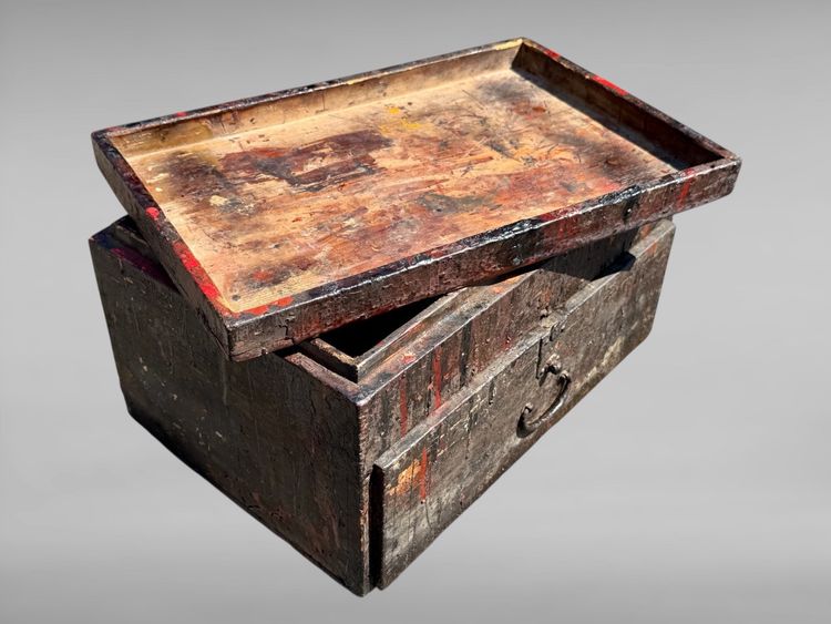 Kodansu-Schatulle eines Lackierers- Edo-Zeit (1603-1868).