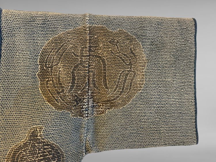 Japanischer Feuerwehrkimono "hikeshi-banten" - Meiji-Periode (1868-1912).