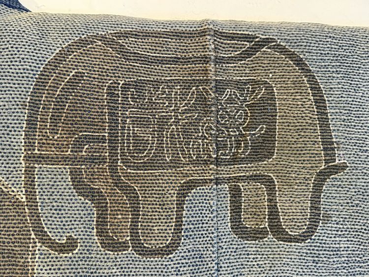 Japanischer Feuerwehrkimono "hikeshi-banten" - Meiji-Periode (1868-1912).