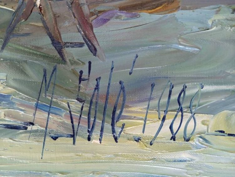 Peinture huile toile marine de  Michel Solé
