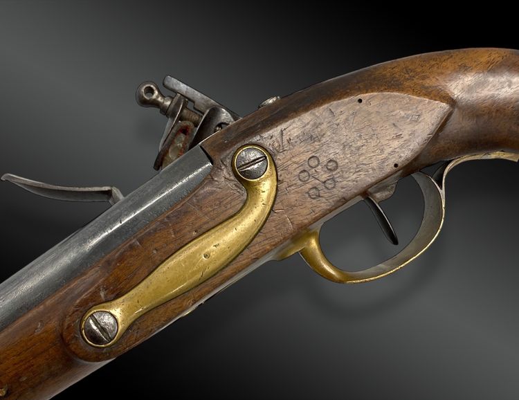 PISTOLA DELLE GARDES DU CORPS DELLA CASA MILITARE DEL RE, SECONDO MODELLO del 1818.