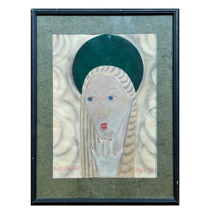 "Porträt einer jungen Frau", Marie Vassilieff (1884-1957)
