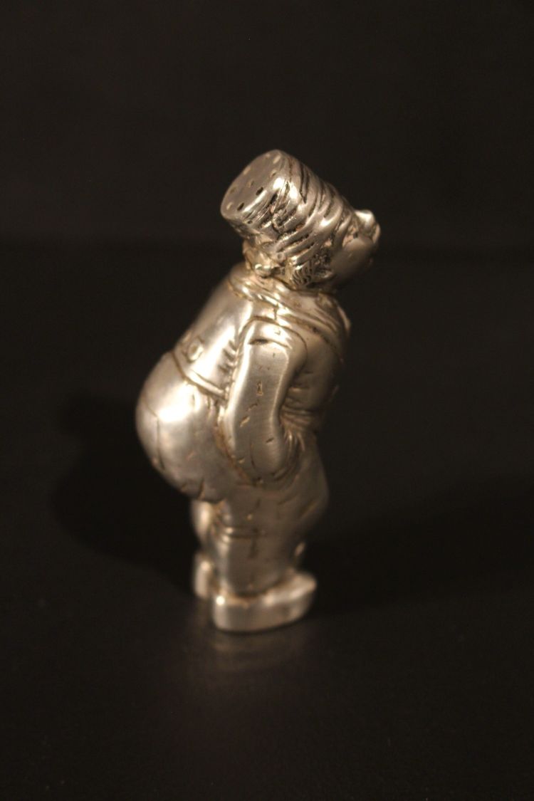 Silver-plated salt cellar