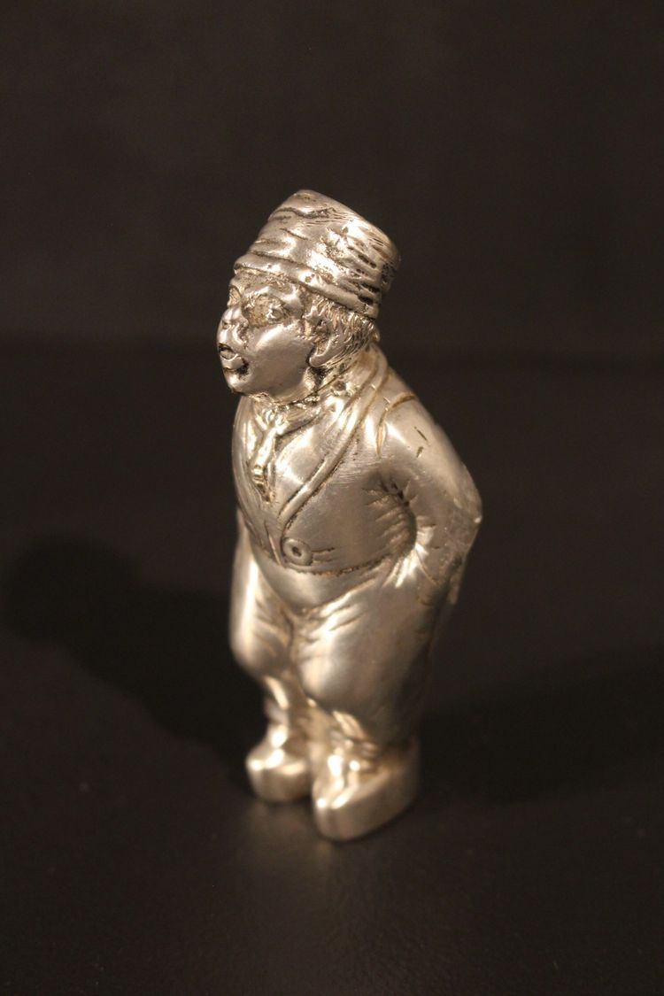 Silver-plated salt cellar