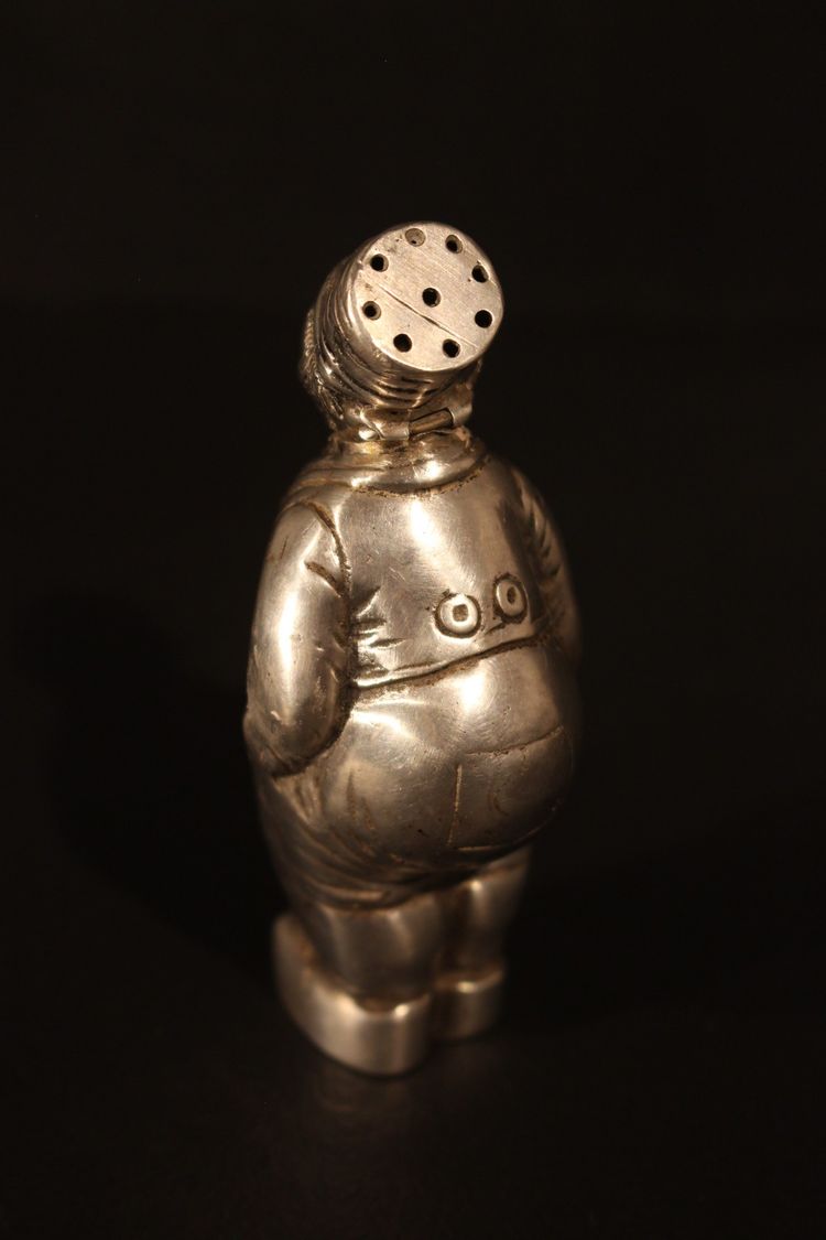 Silver-plated salt cellar
