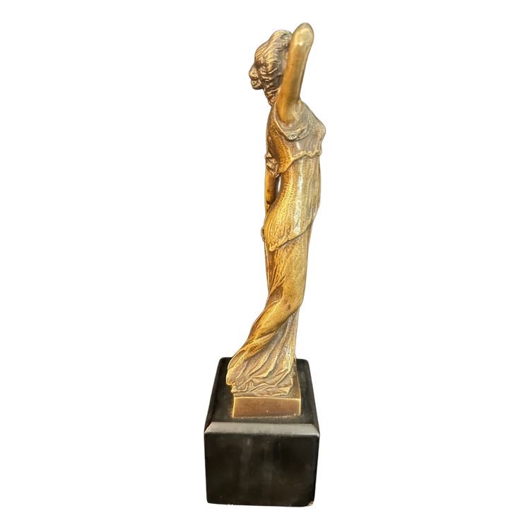 Bellissima scultura in bronzo "Allegoria della musica