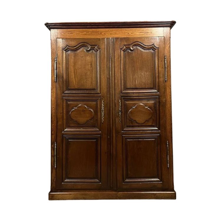 Louis XIV style solid wood valet cabinet
