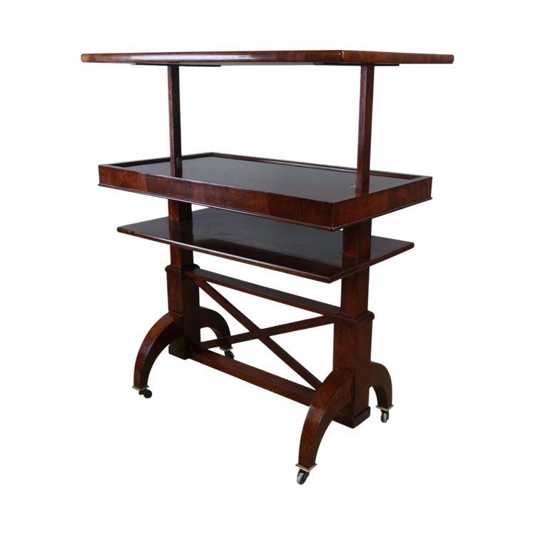 Table désserte à système du XIX