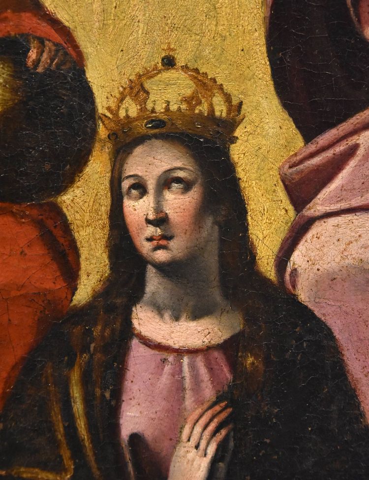 Assomption de la Vierge, la Trinité et concert d'anges, Guglielmo Caccia (1568-1625)