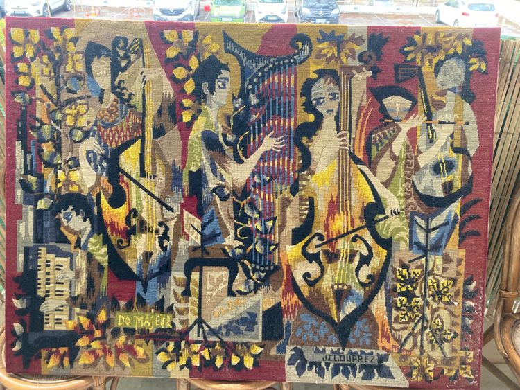 Tapisserie murale de JCL DUPREZ original 60/70 