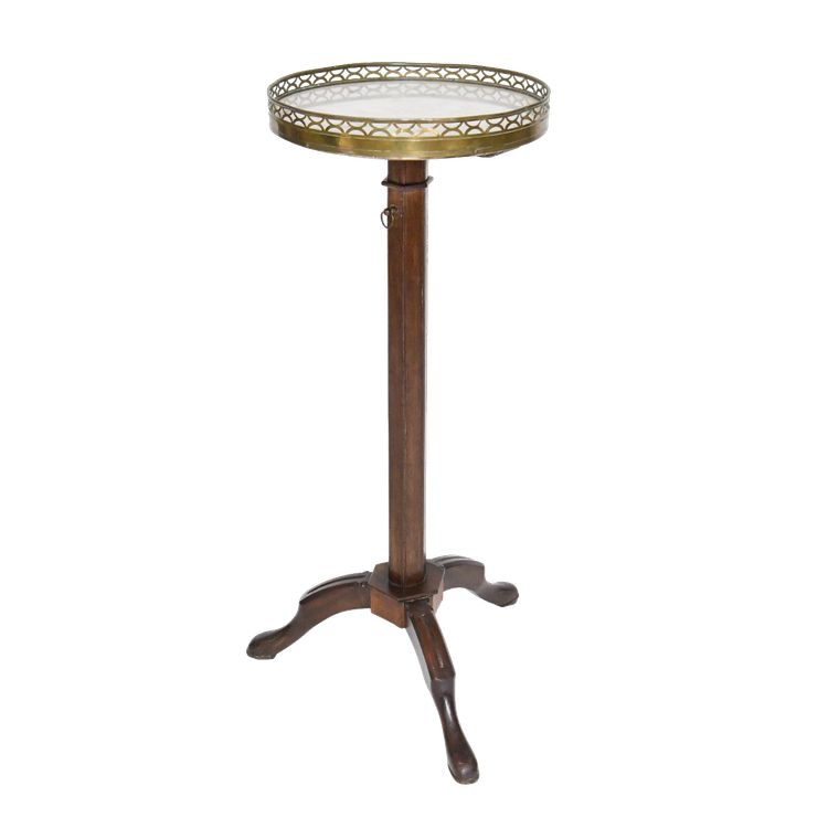 Guéridon à crémaillère de style Louis XVI 