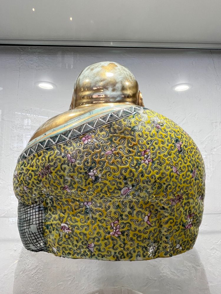 Bouddha rieur - famille rose - chine - XX ème