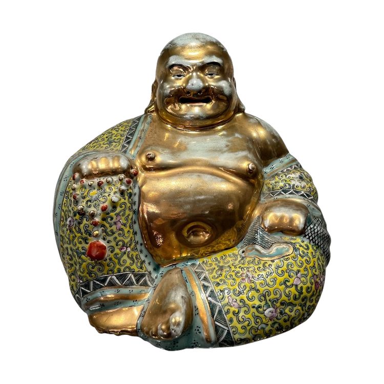 Bouddha rieur - famille rose - chine - XX ème