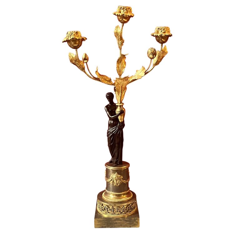Antique candelabra, circa 1800