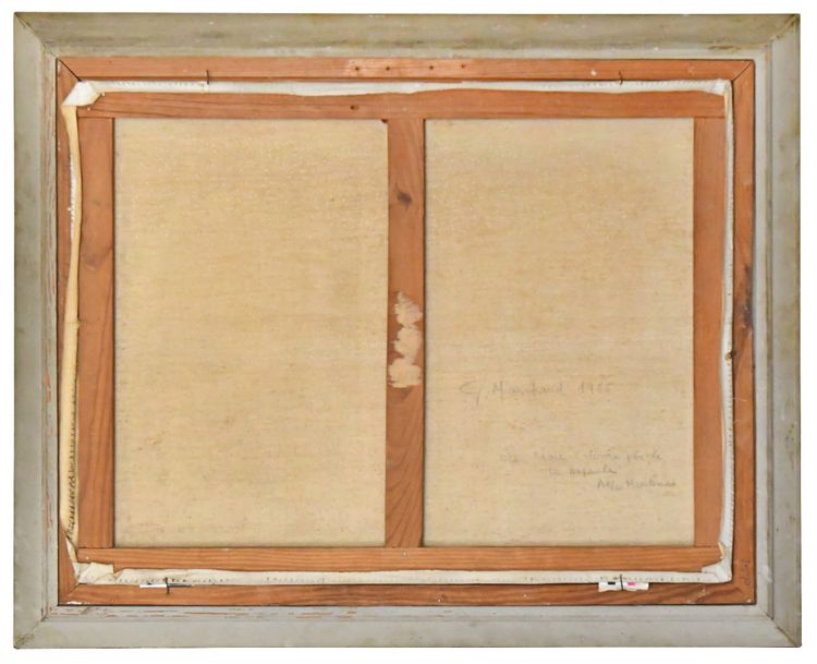 Georges MARCHAND (20. Jahrhundert) Öl auf Leinwand „Mediterrane Landschaft“