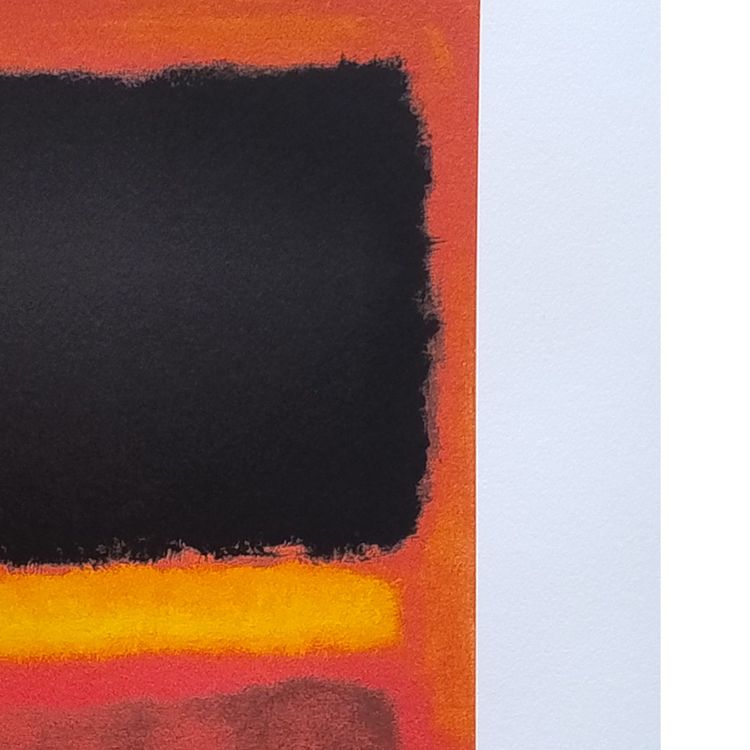 Superbe lithographie en édition limitée de Mark Rothko des années 1980