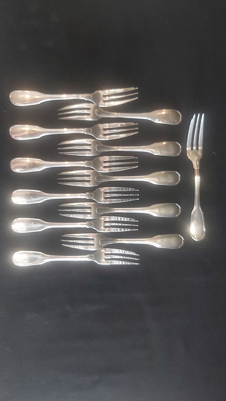 Christofle Versailles cake forks