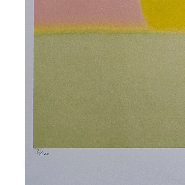 Superbe lithographie « Sunrise » d'Andy Warhol en édition limitée des années 1980