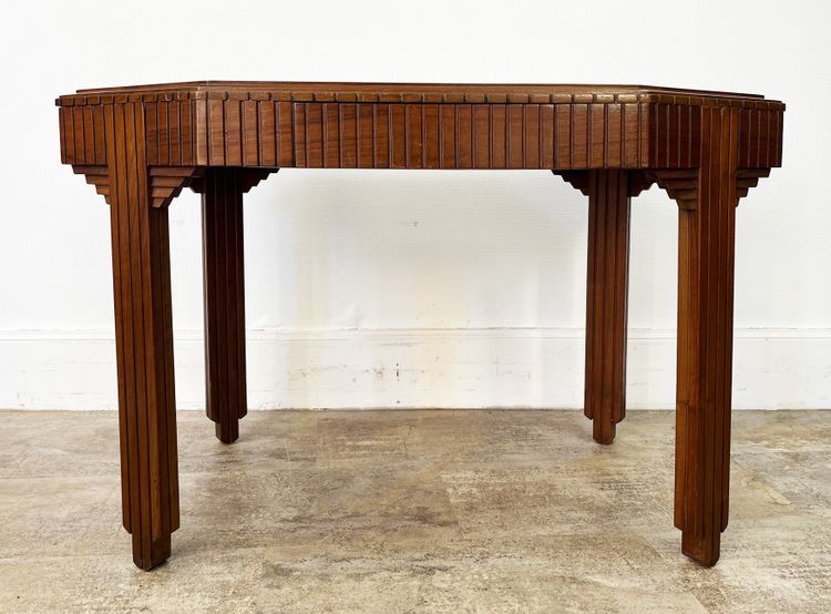 ART DECO writing table / small desk in walnut