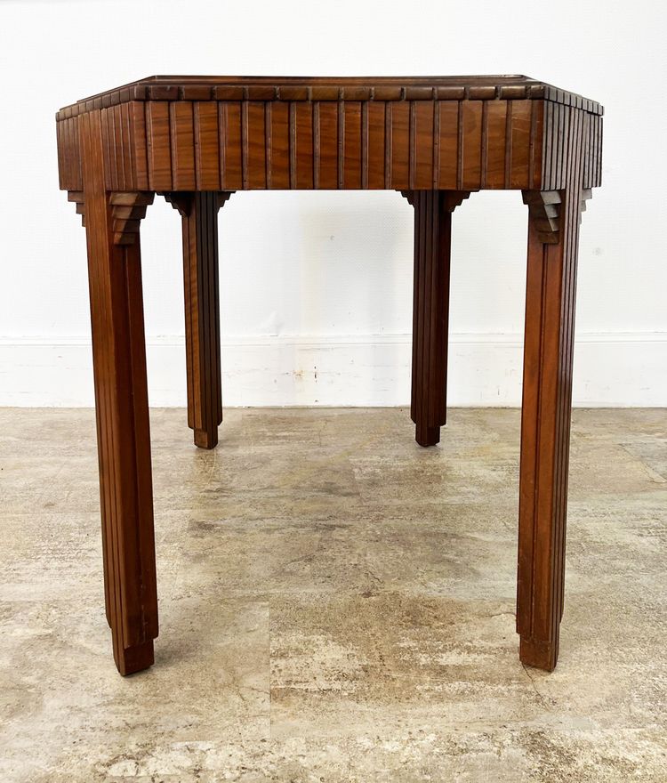 ART DECO writing table / small desk in walnut