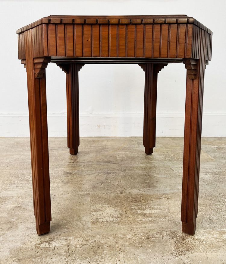 ART DECO writing table / small desk in walnut