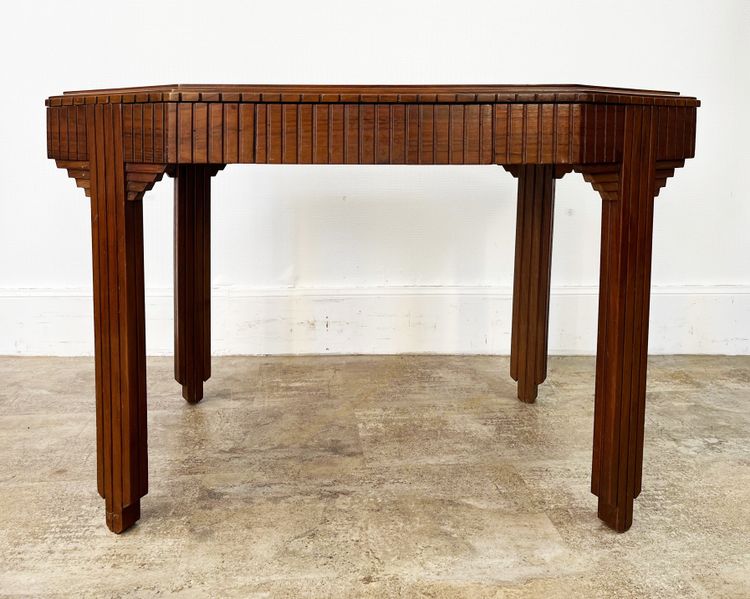 ART DECO writing table / small desk in walnut