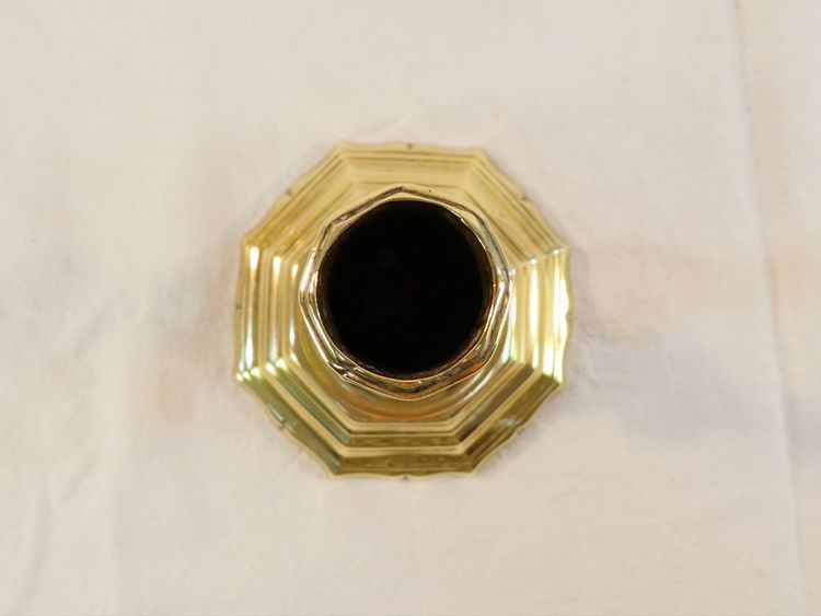 Coppia di candelieri in bronzo LUIGI XIV