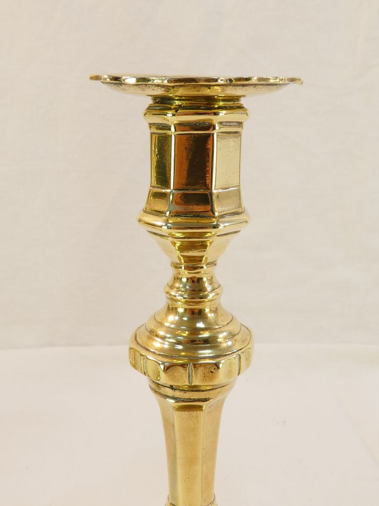 Coppia di candelieri in bronzo LUIGI XIV