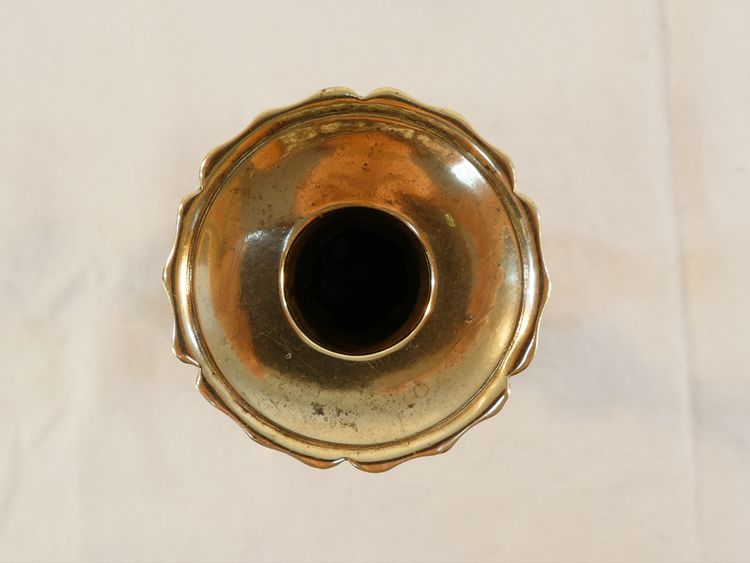 Coppia di candelieri in bronzo LUIGI XIV