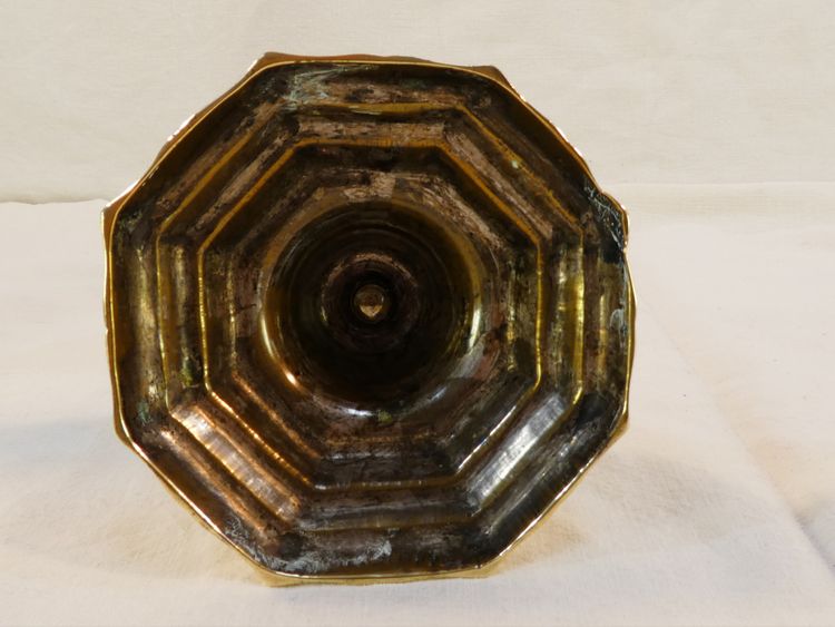 Coppia di candelieri in bronzo LUIGI XIV