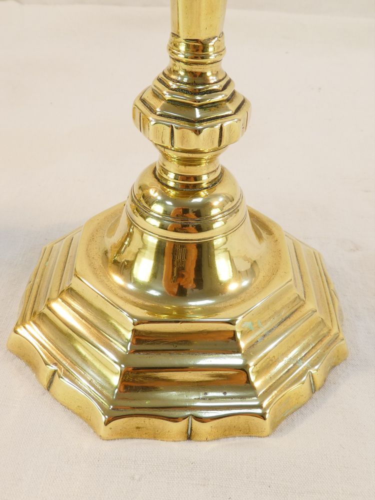 Coppia di candelieri in bronzo LUIGI XIV