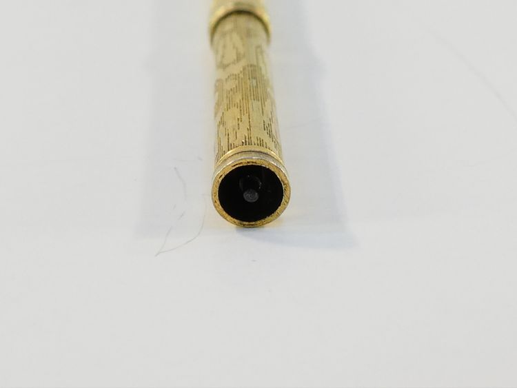 19th century silver vermeil mechanical pencil or pencil