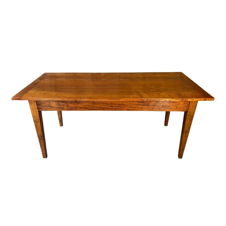 Country table in cherry and oak