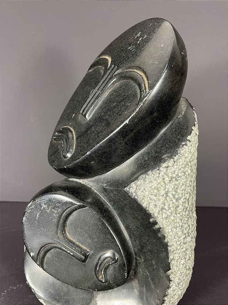Zimbabwe, Shona Art, Contemporary serpentine sculpture dating from the 1980s.