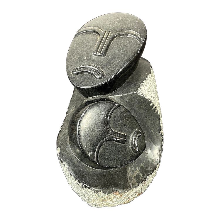 Zimbabwe, Shona Art, Contemporary serpentine sculpture dating from the 1980s.