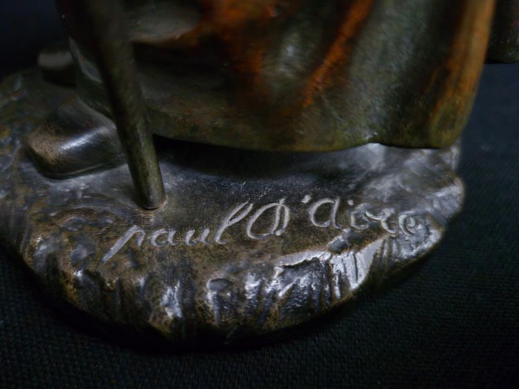 bronzo crisoelefantino di Paul D'Aire