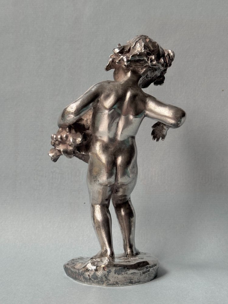 Artdeco silver-plated bronze "Bacchus child" MALRIC (Susse Frères)