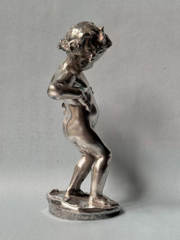 Artdeco silver-plated bronze "Bacchus child" MALRIC (Susse Frères)