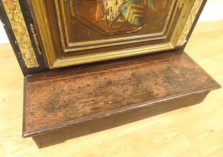 Oratorio, leggio in legno policromo, famiglia Motte-Picquet, Bretagna, XVIII secolo
