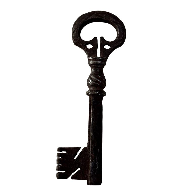 Clé en fer forgé Haute Époque