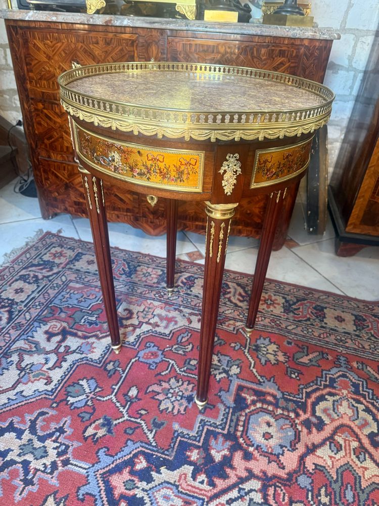 TAVOLO GUERIDON DE SALON STYLE LOUIS XVI EPOQUE NAPOLEON III
