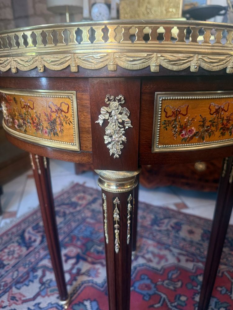 TAVOLO GUERIDON DE SALON STYLE LOUIS XVI EPOQUE NAPOLEON III