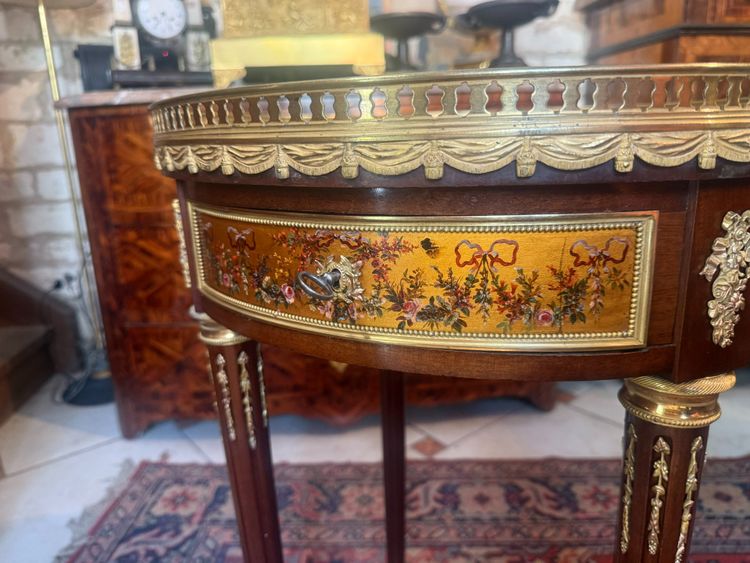 TAVOLO GUERIDON DE SALON STYLE LOUIS XVI EPOQUE NAPOLEON III