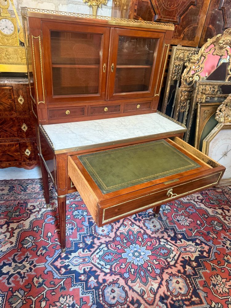 BONHEUR DU JOUR FORMANT ECRITOIRE EPOQUE LOUIS XVI