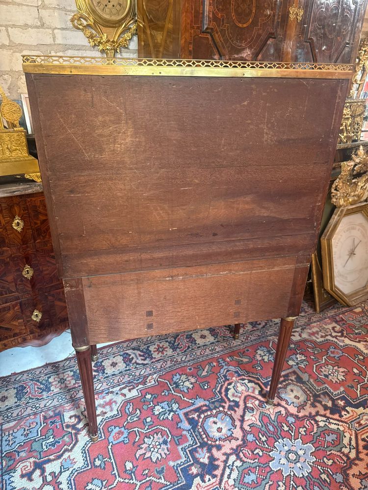 BONHEUR DU JOUR FORMANT ECRITOIRE EPOQUE LOUIS XVI