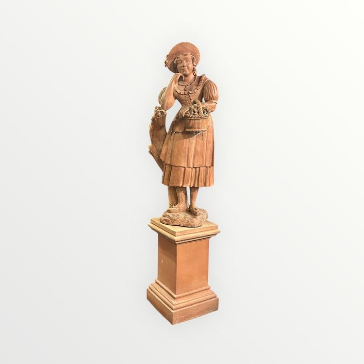 Park or garden sculpture in terracotta from the late 18th century - exterior decoration