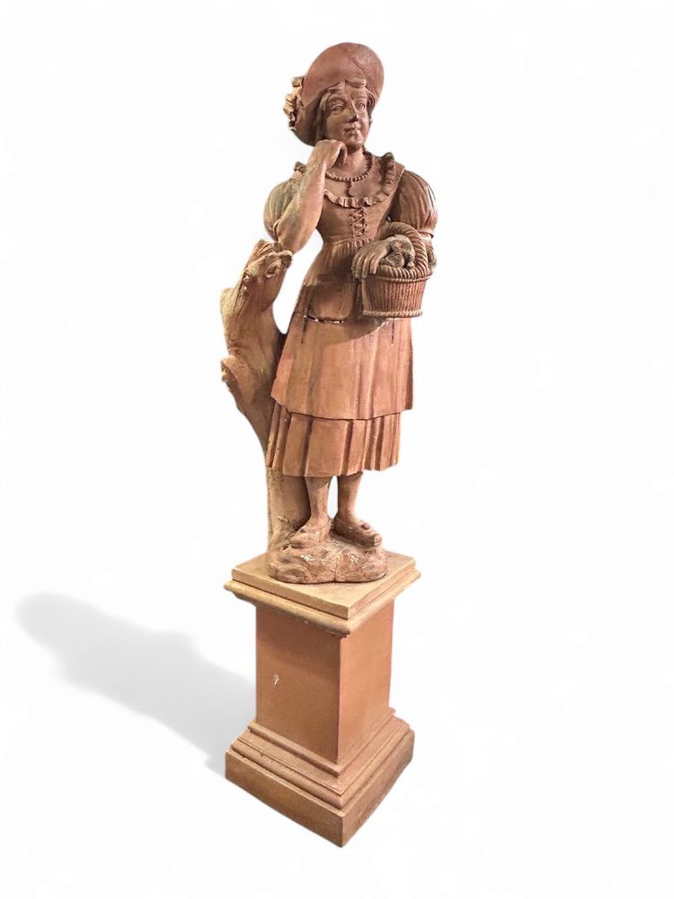 Park or garden sculpture in terracotta from the late 18th century - exterior decoration
