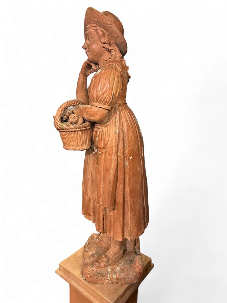 Park or garden sculpture in terracotta from the late 18th century - exterior decoration