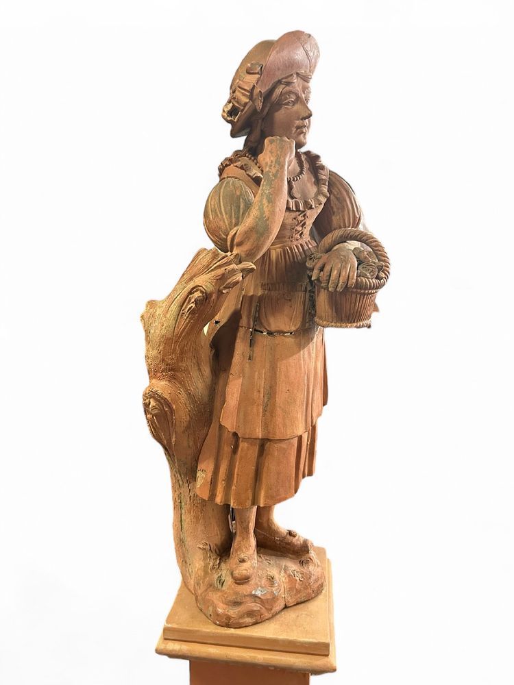 Park or garden sculpture in terracotta from the late 18th century - exterior decoration