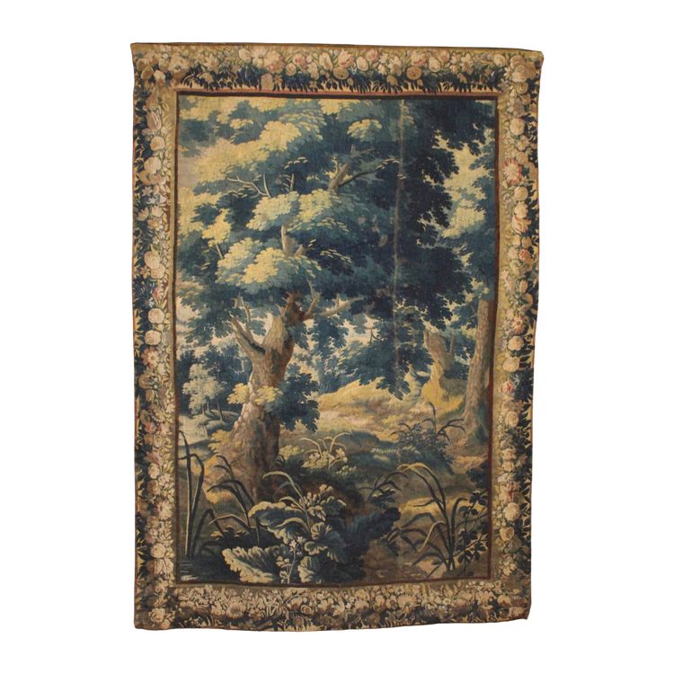 Fine Verdure, Flemish tapestry Oudenaarde, late 17th century